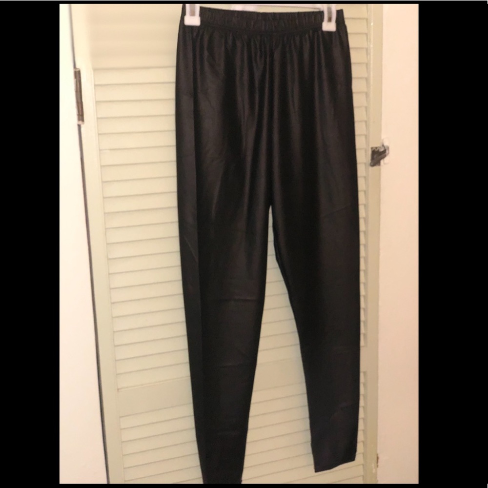 Pleather leggings